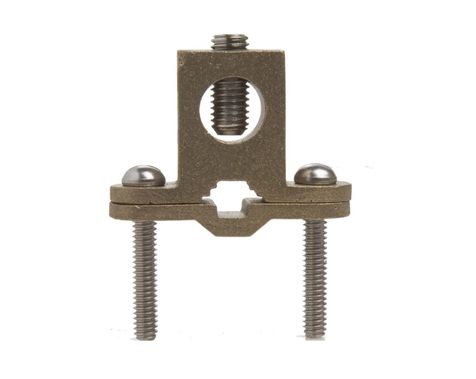 Brass Ground Clamps - For Direct Burial Stainless Screws